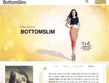 Tablet Screenshot of bottomslim.com